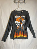 Reason Brand Fire and Skull Long Sleeve Mens XL Unisex , , , Long Sleeve Tee