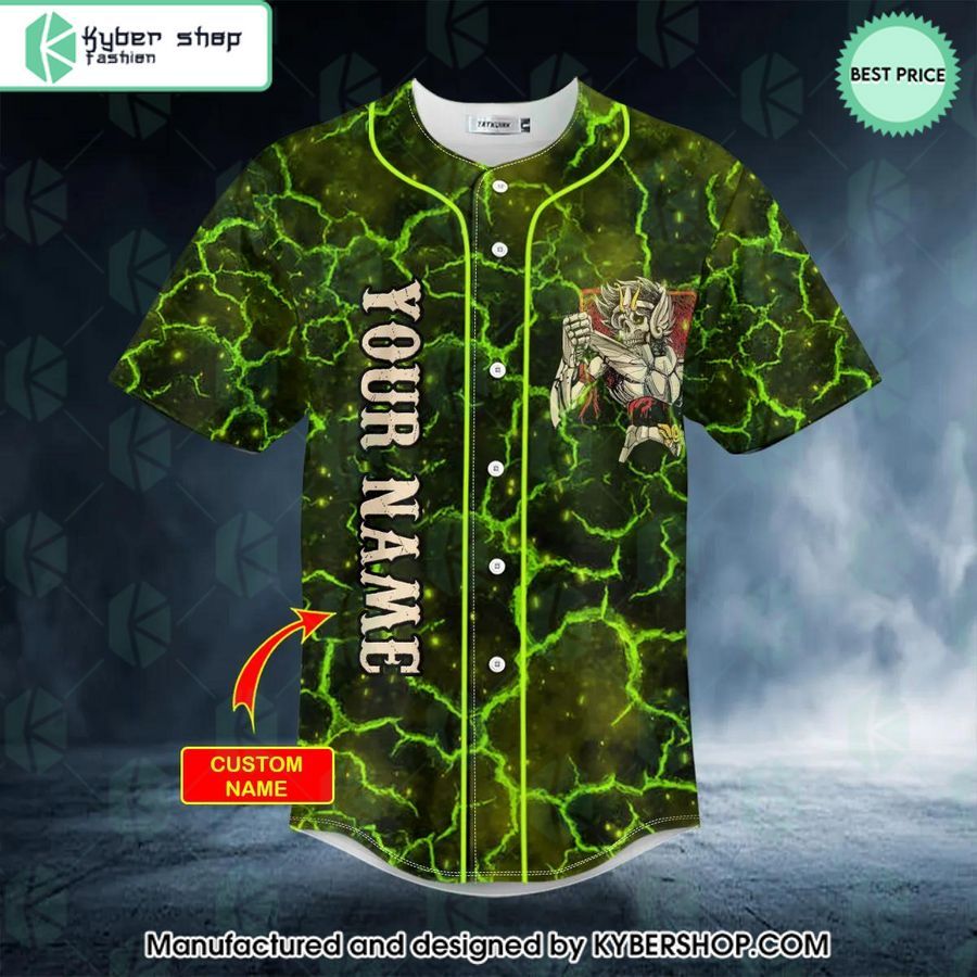 Saint Seiya Pegasus Seiya Skull CUSTOM Baseball Jersey