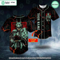 Samurai Dragon Skull CUSTOM Baseball Jersey