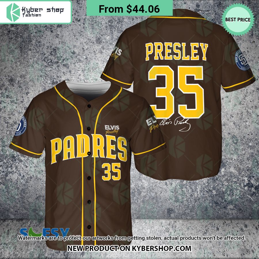 San Diego Padres Elvis Presley Baseball Jersey