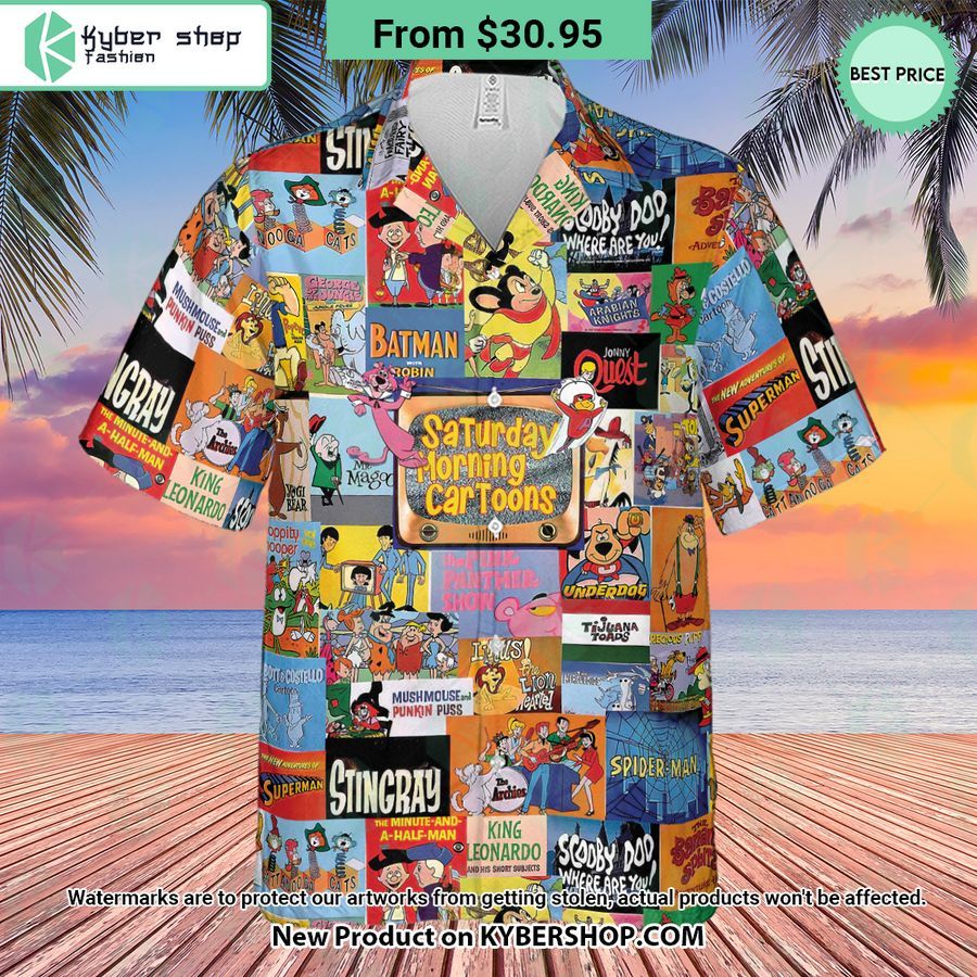 Saturday Morning Catoons Hawaiian Shirt