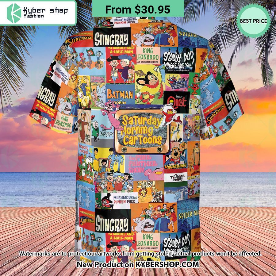 Saturday Morning Catoons Hawaiian Shirt