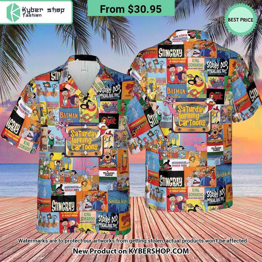 Saturday Morning Catoons Hawaiian Shirt