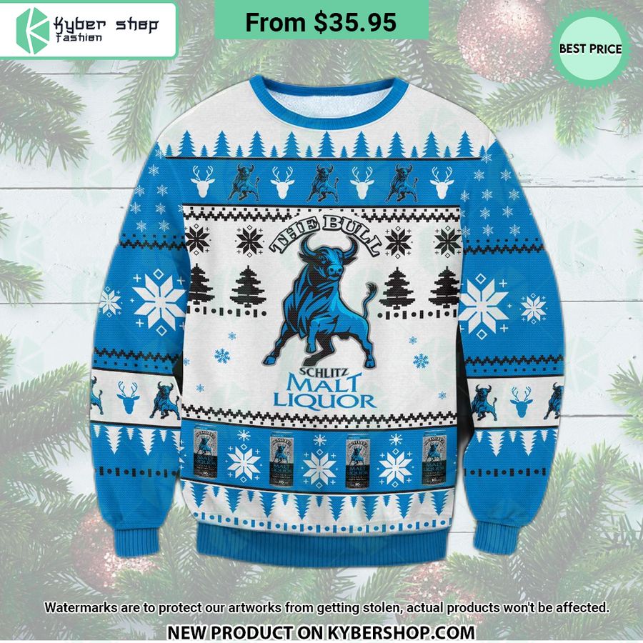 Schlitz Malt Liquor Sweater