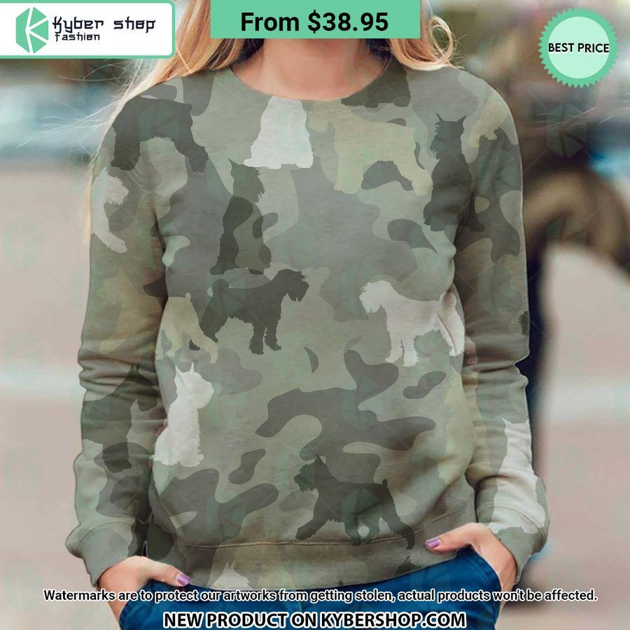Schnauzer Camo Sweatshirt