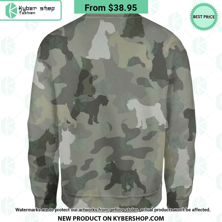 Schnauzer Camo Sweatshirt