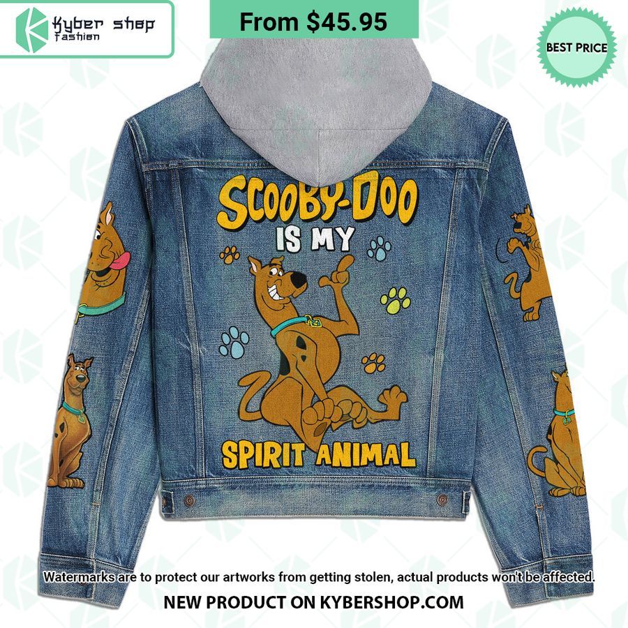 Scooby-Doo Is My Spirit Animal Hooded Denim Jacket