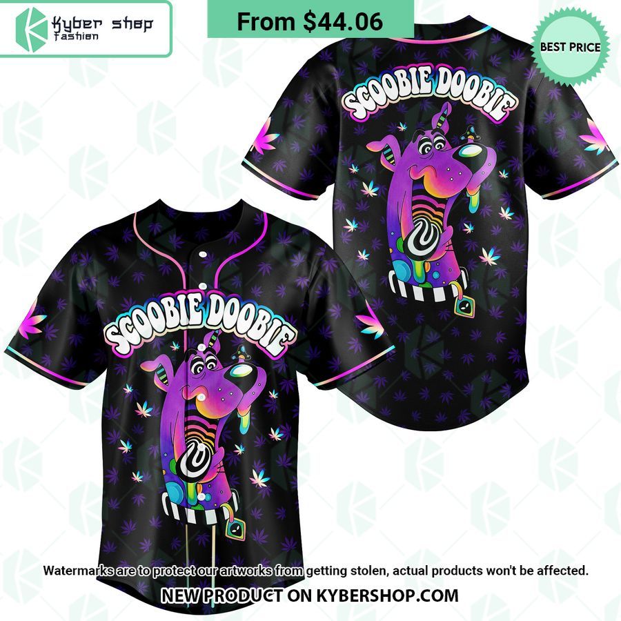 Scooby Doobie Tie Dye Baseball Jersey