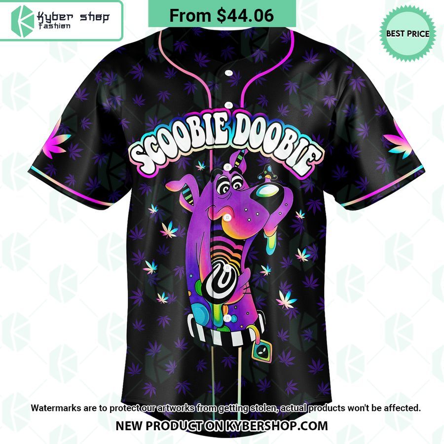 Scooby Doobie Tie Dye Baseball Jersey