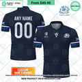 Scotland Rugby Home Jersey Rugby World Cup 2023 CUSTOM Polo Shirt