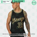 Scottie Pippen 33 Chicago Bulls Black Gold Basketball Jersey