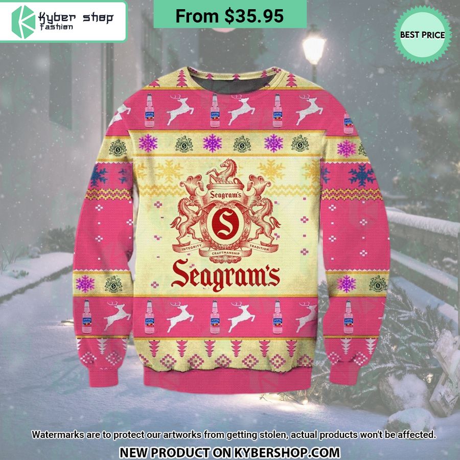 Seagram’s Vodka Christmas Sweater