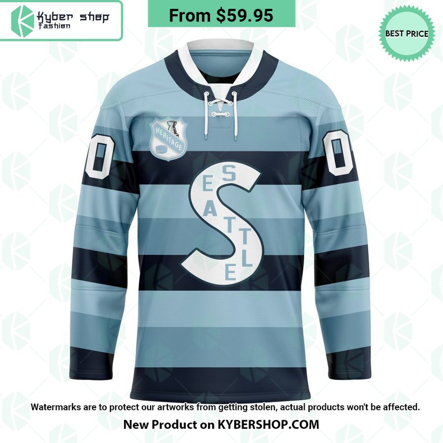 Seattle Kraken Heritage Concepts team logo Hockey Jersey