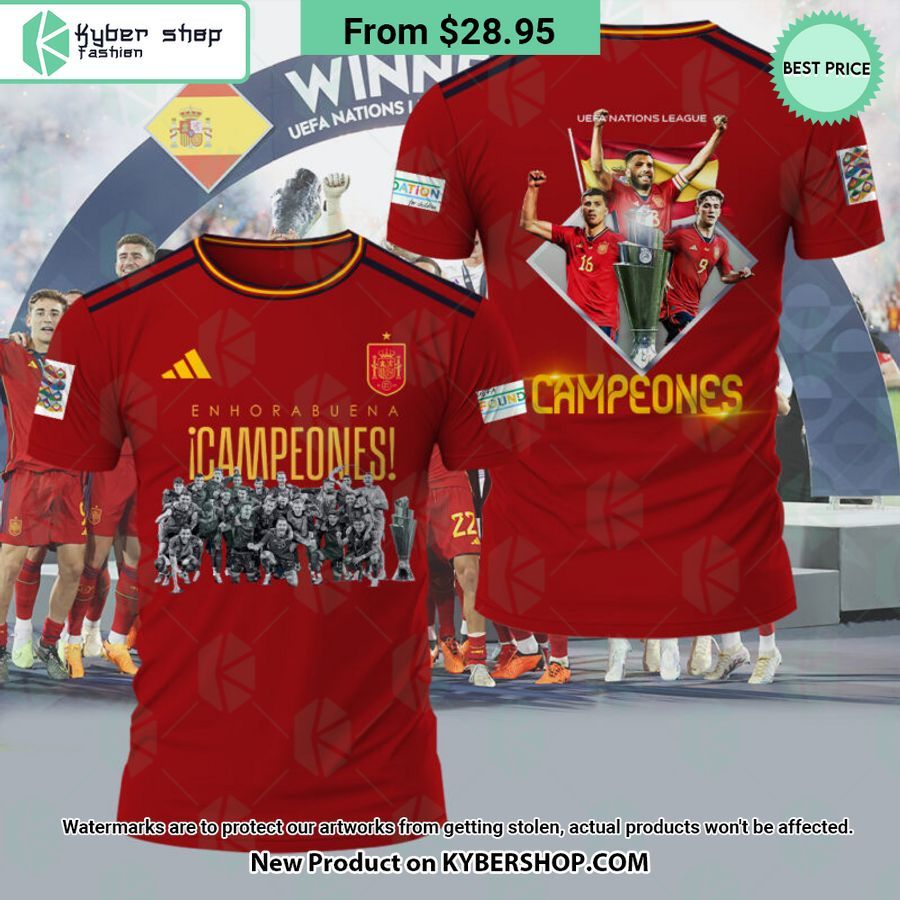 Selección Española de Fútbol Campeones UEFA Nations Shirt