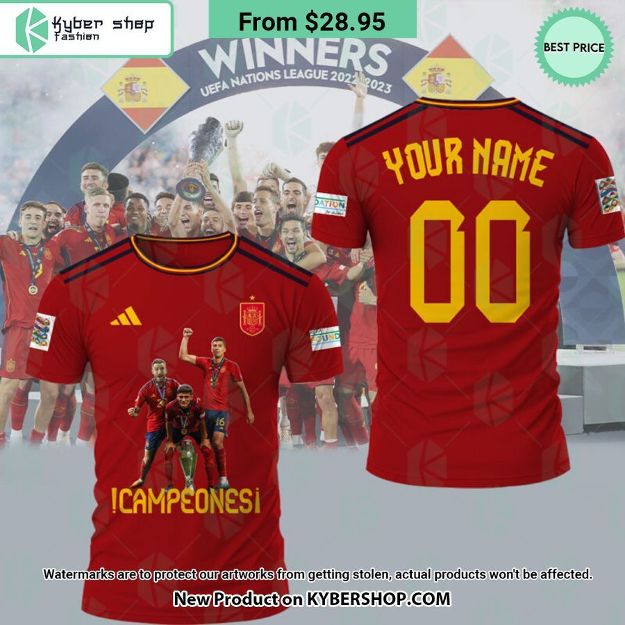 Selección Española de Fútbol CHAMPIONS UEFA Nations League Shirt