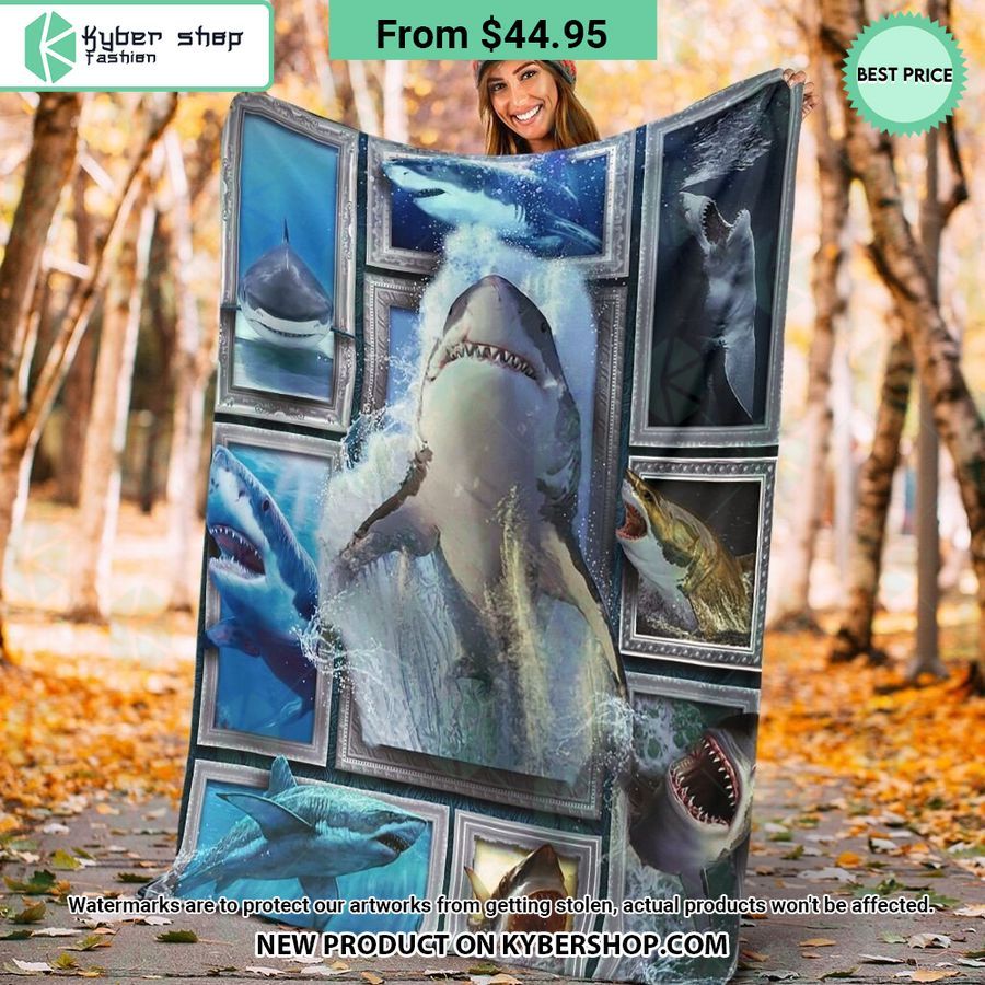 Shark Fleece Blanket