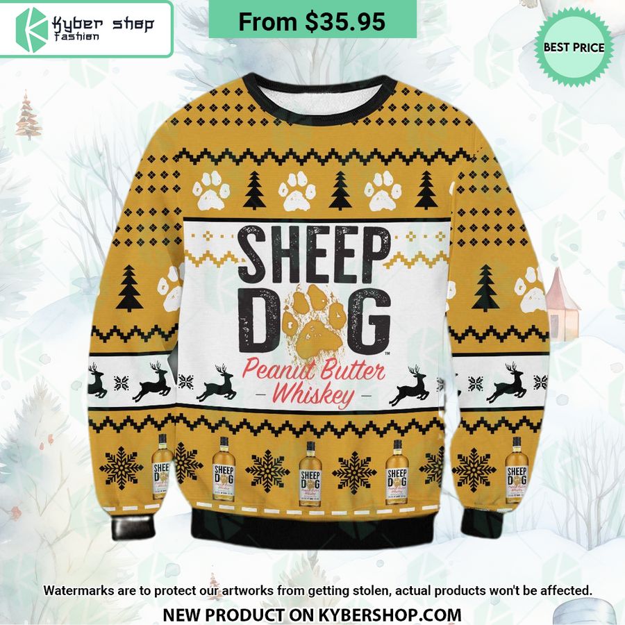 Sheep Dog Peanut Butter Whiskey Sweater