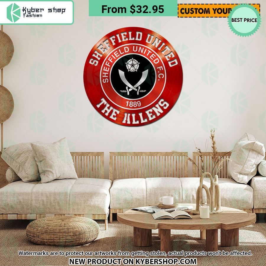 Sheffield United CUSTOM Metal Sign