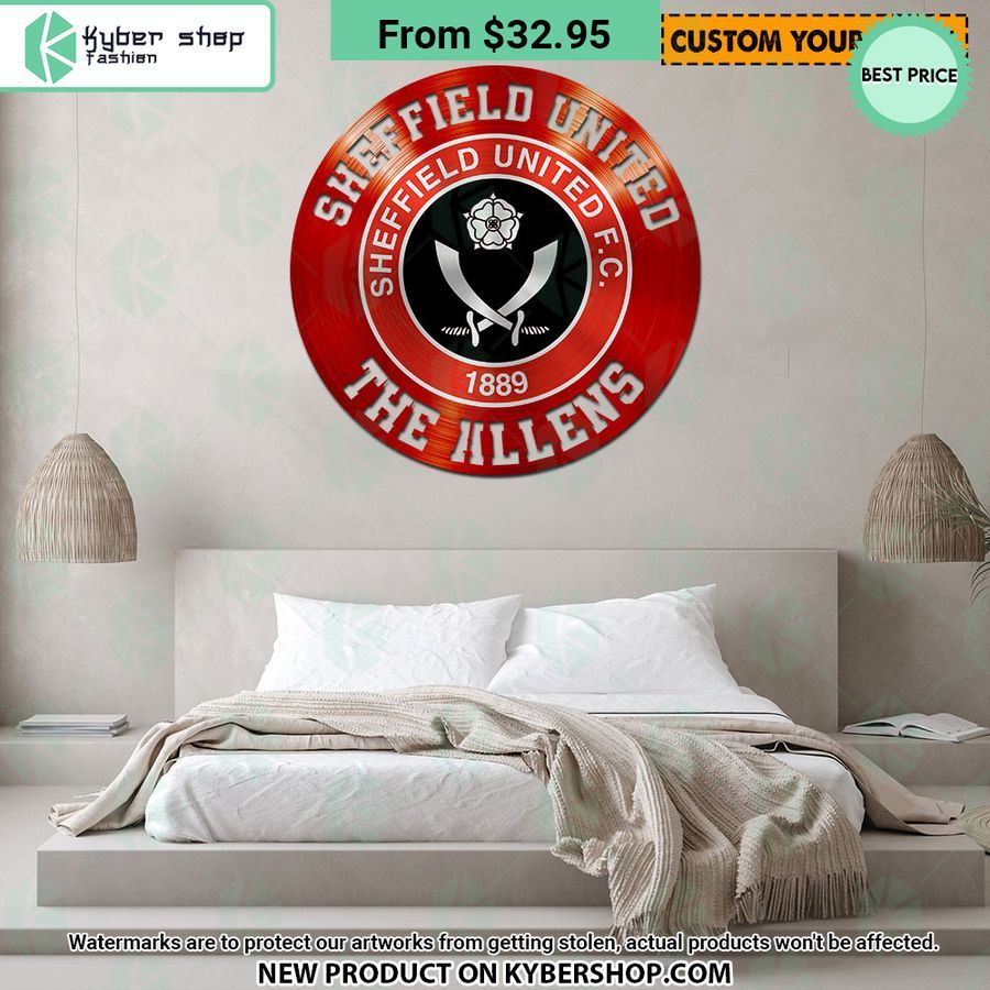 Sheffield United CUSTOM Metal Sign