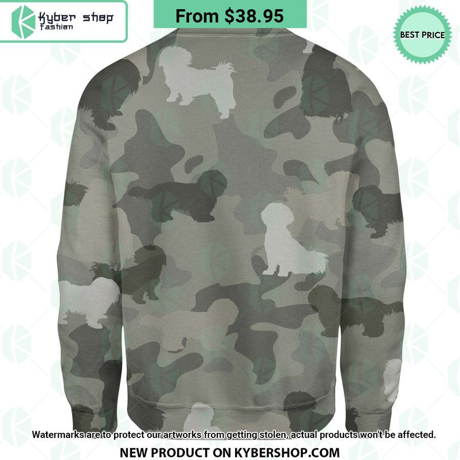 Shih Tzu Camo Sweatshirt