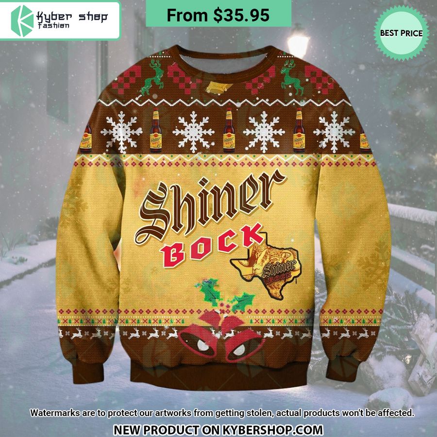 Shiner Bock Christmas Sweater