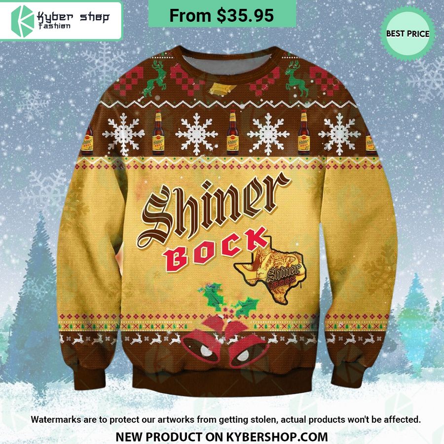 Shiner Bock Christmas Sweater