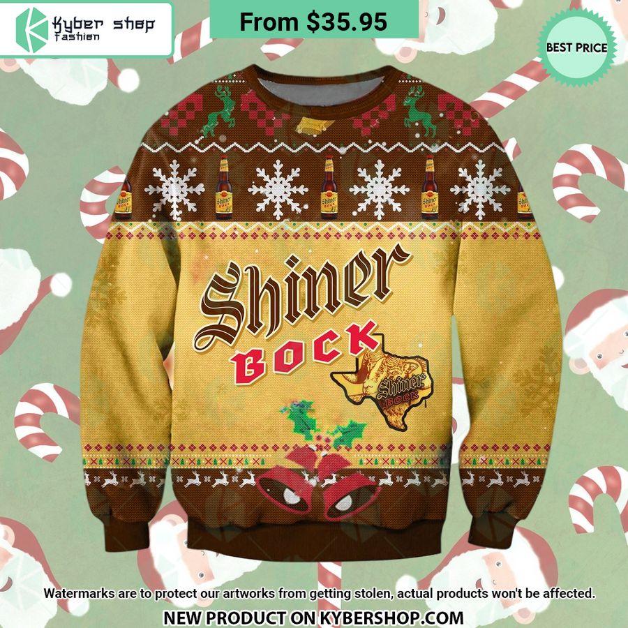 Shiner Bock Christmas Sweater