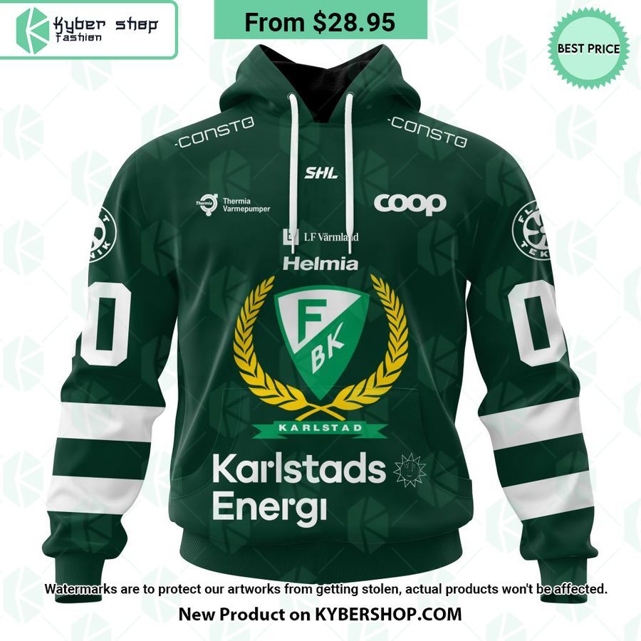 SHL Farjestad BK 2023 Home CUSTOM Hoodie