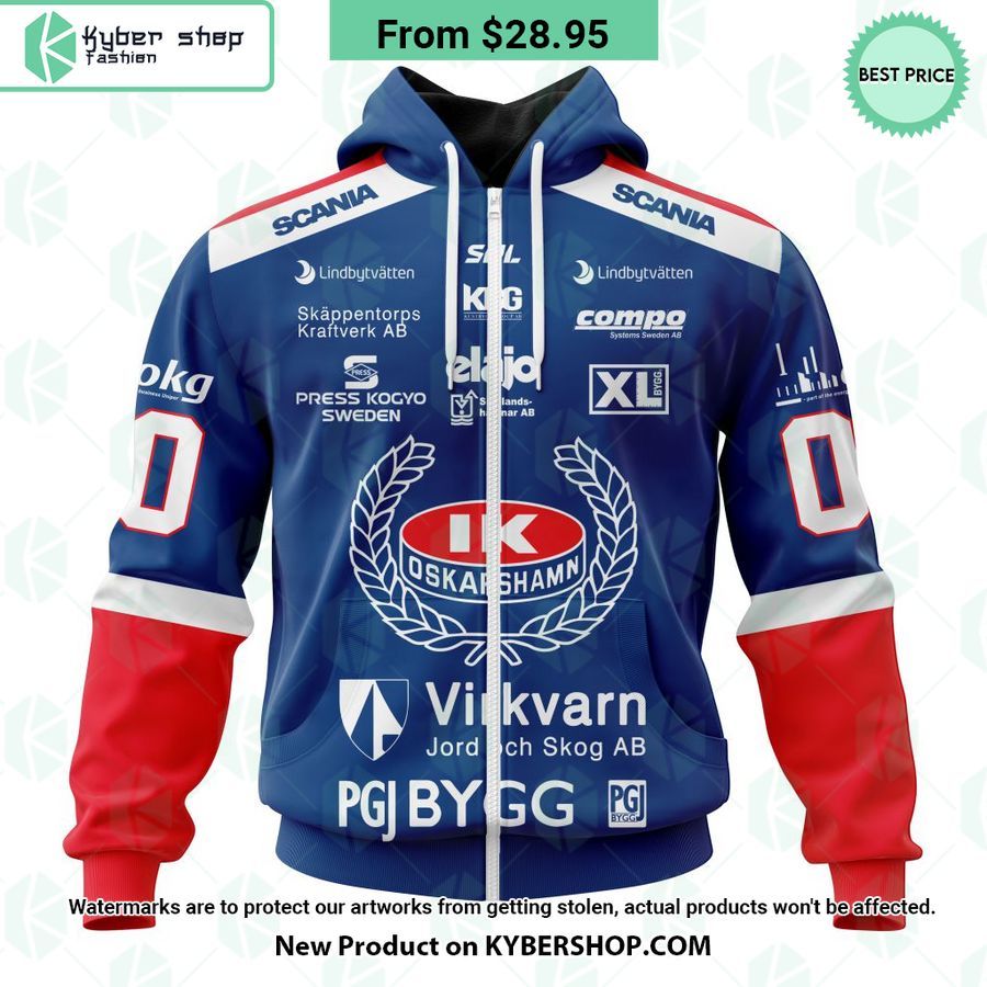 SHL IK Oskarshamn 2023 Home CUSTOM Hoodie, Shirt