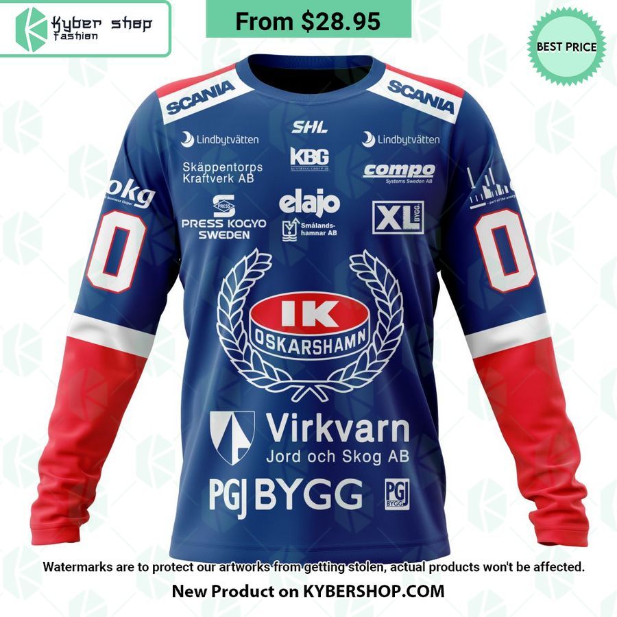 SHL IK Oskarshamn 2023 Home CUSTOM Hoodie, Shirt