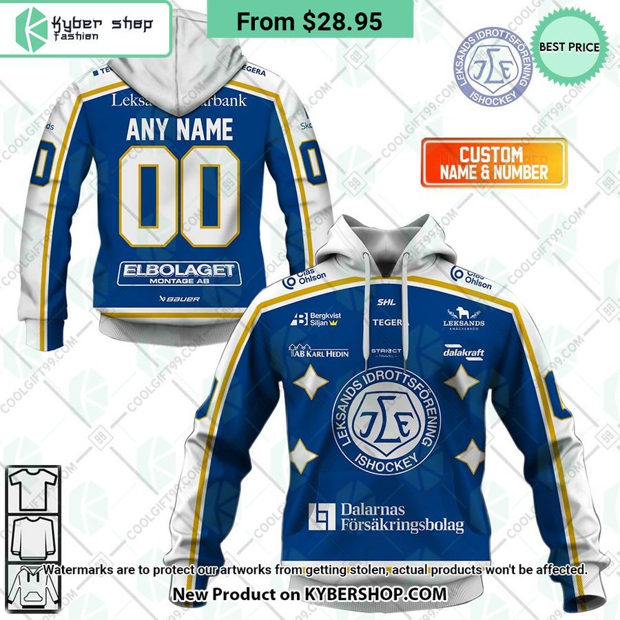 SHL Leksands IF Home jersey Shirt, Hoodie