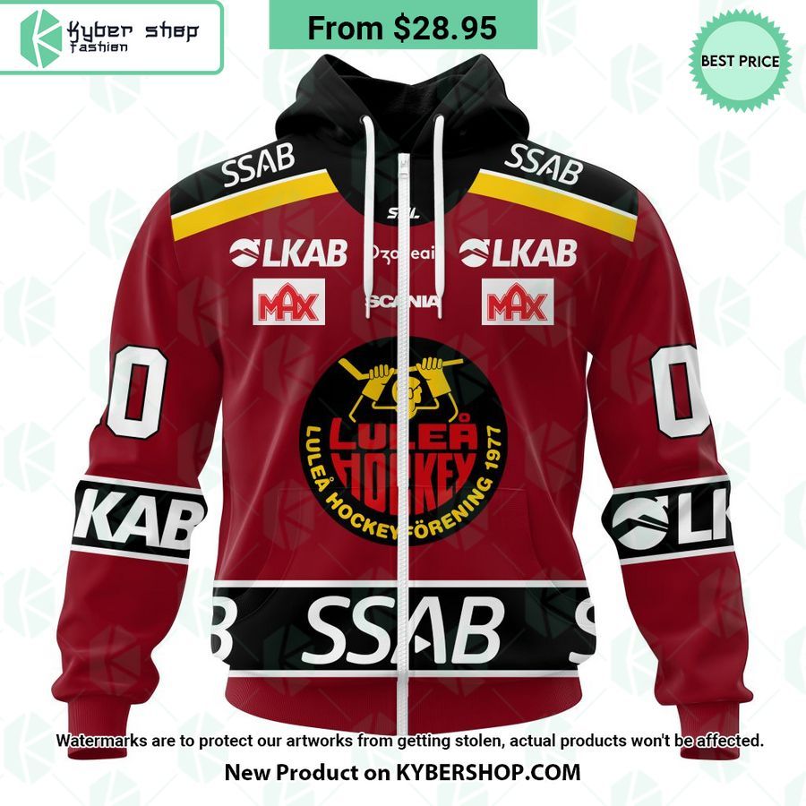 SHL Lulea HF 2023 Home CUSTOM Hoodie