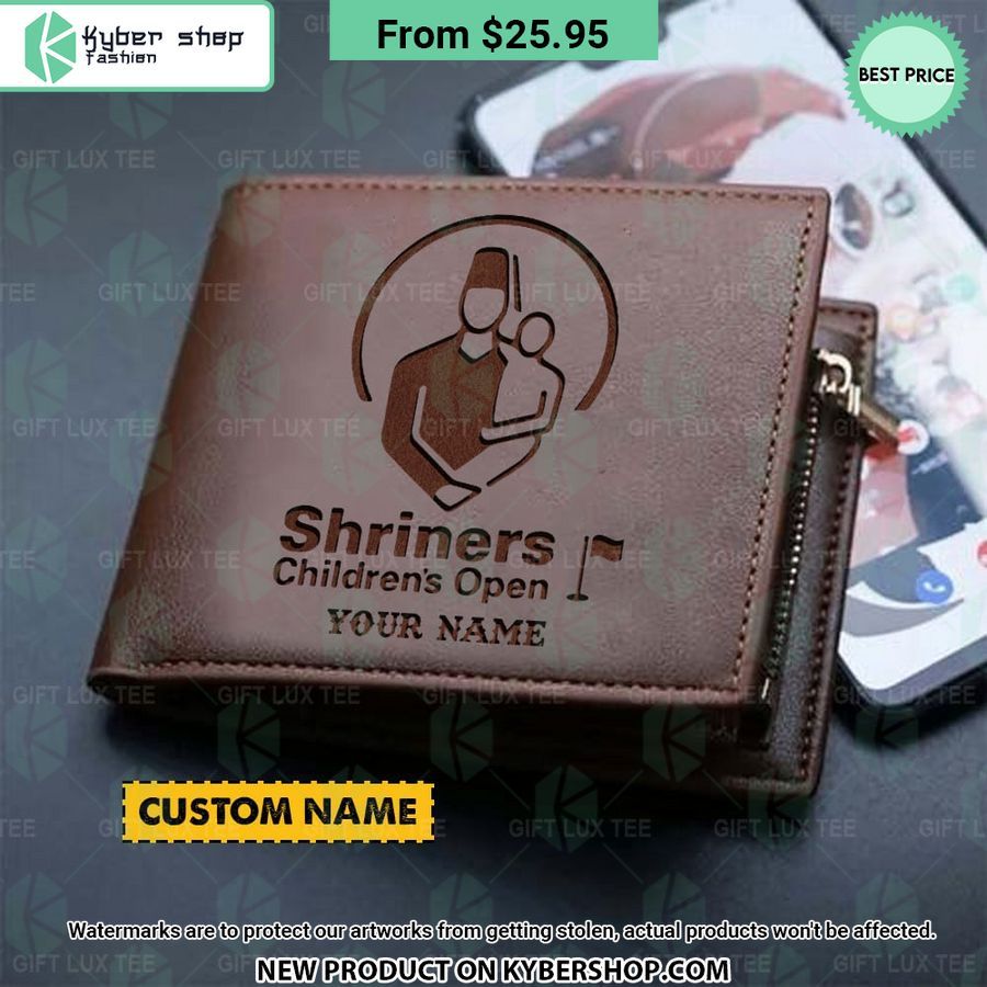 Shriners Children’s Open CUSTOM Leather Wallet