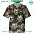 Skull Lineman Hawaiian Shirt