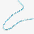 Sky Blue Beaded Necklace Adjustable T-Shirts