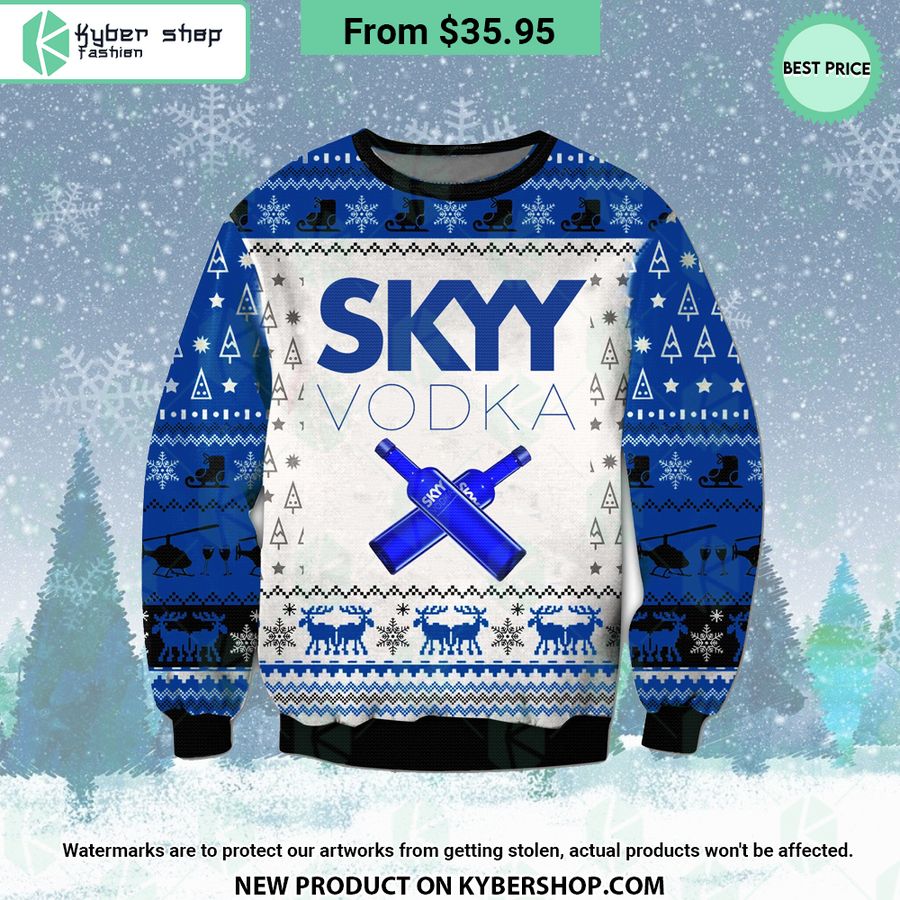 Skyy Vodka Christmas Sweater