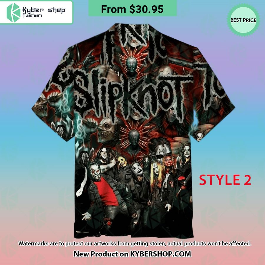 Slipknot Prepare For Hell Tour Hawaiian Shirt
