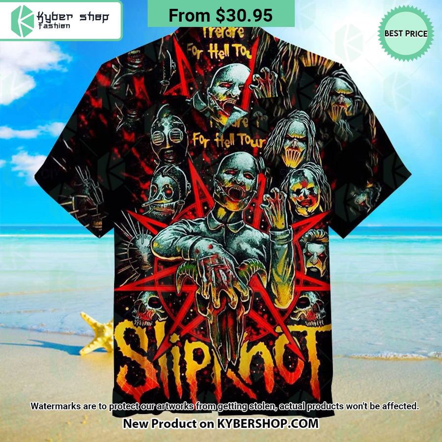 Slipknot Prepare For Hell Tour Hawaiian Shirt