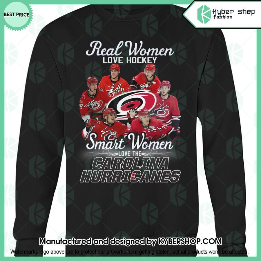 Smart Women Love The Carolina Hurricanes T Shirt