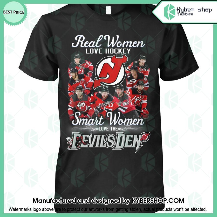 Smart Women Love The New Jersey Devils T Shirt