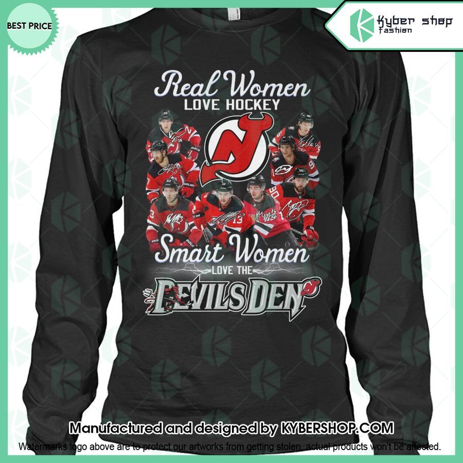 Smart Women Love The New Jersey Devils T Shirt