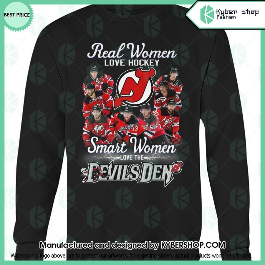 Smart Women Love The New Jersey Devils T Shirt