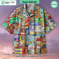 Snack Print Hawaiian Shirt