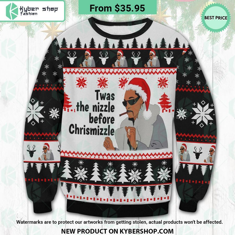 Snoop Dogg Twas The Nizzle Before Chrismizzle Sweater