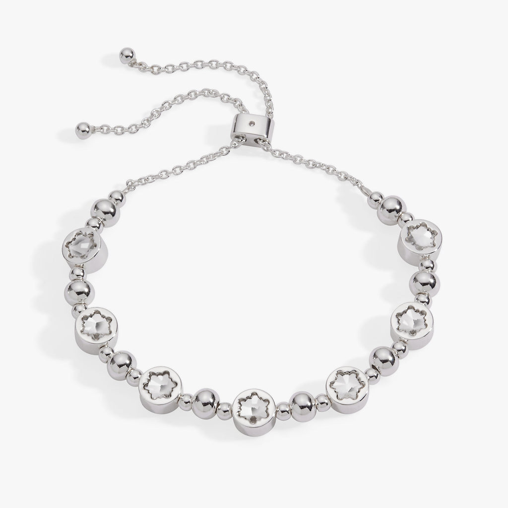 Crystal Snowflake Beaded Bolo Bracelet T-Shirts