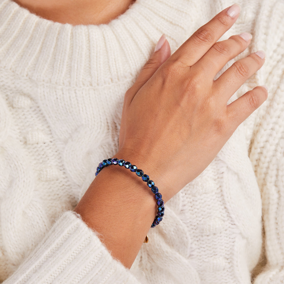 Solstice Beaded Bangle Midnight T-Shirts