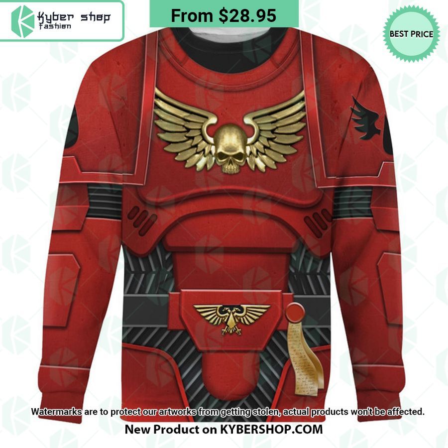 Space Marines Blood Angels Costume Warhammer 40K Hoodie