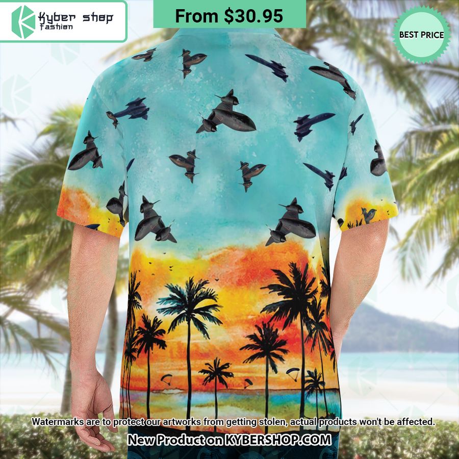 SR-71 Blackbird Hawaiian Shirt
