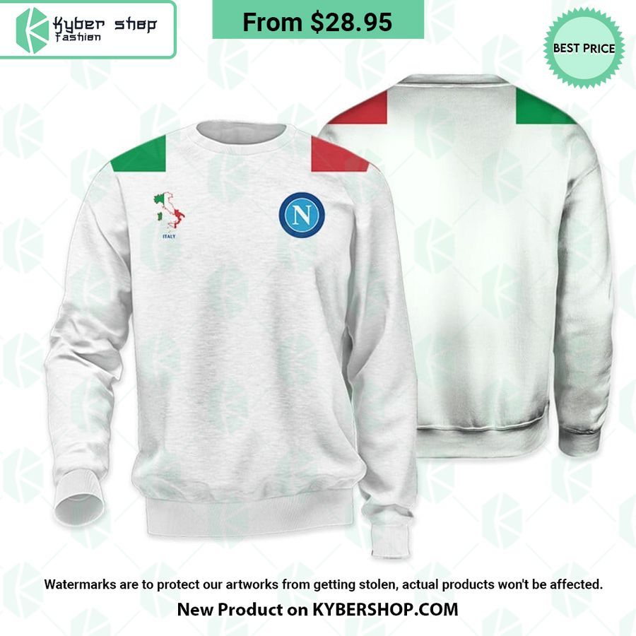 SSC Napoli Italy Flag Hoodie