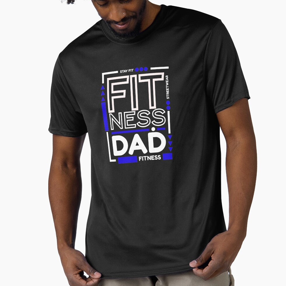 Fitness Dad | Fitmc by CoolArtByMboya Unisex , , , Long Sleeve Tee